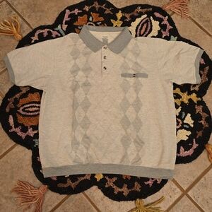 🔥Men's Y2K Gray Polo Shirt🔥